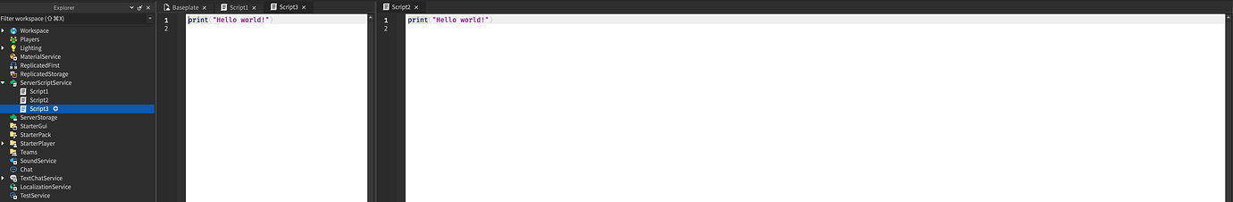Script editor window resizing itself when opening new script - Studio ...