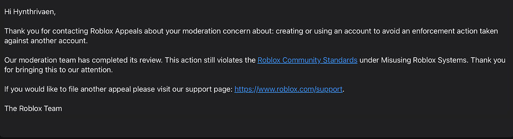 My account has been enforcement banned with no reason given - Platform ...