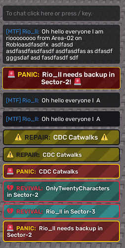 Radio Messages (Example)