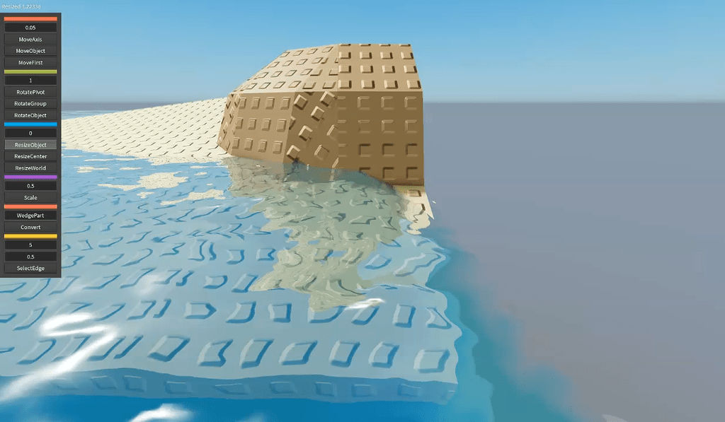 Water bugs with out of render distance parts - Building Support ...