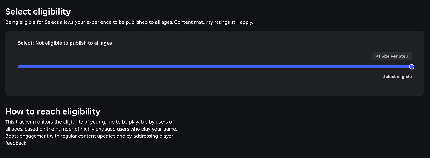 Question on Select Eligibility - Platform Usage Support - Developer ...