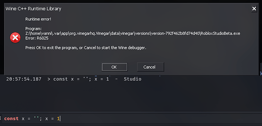 ANY error in command bar crashes the studio - Studio Bugs - Developer ...