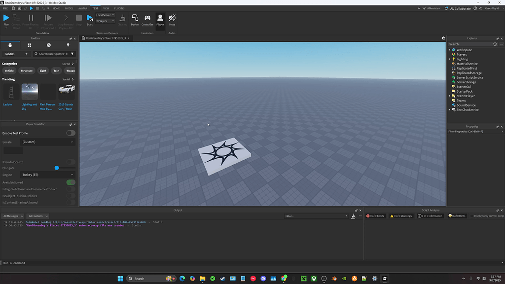 Unable to start Multi-client simulation test - Studio Bugs - Developer ...