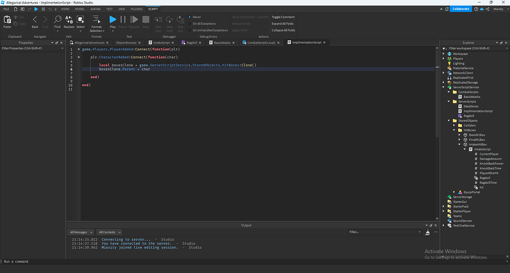 Need help with my hitbox script - Scripting Support - Developer Forum ...