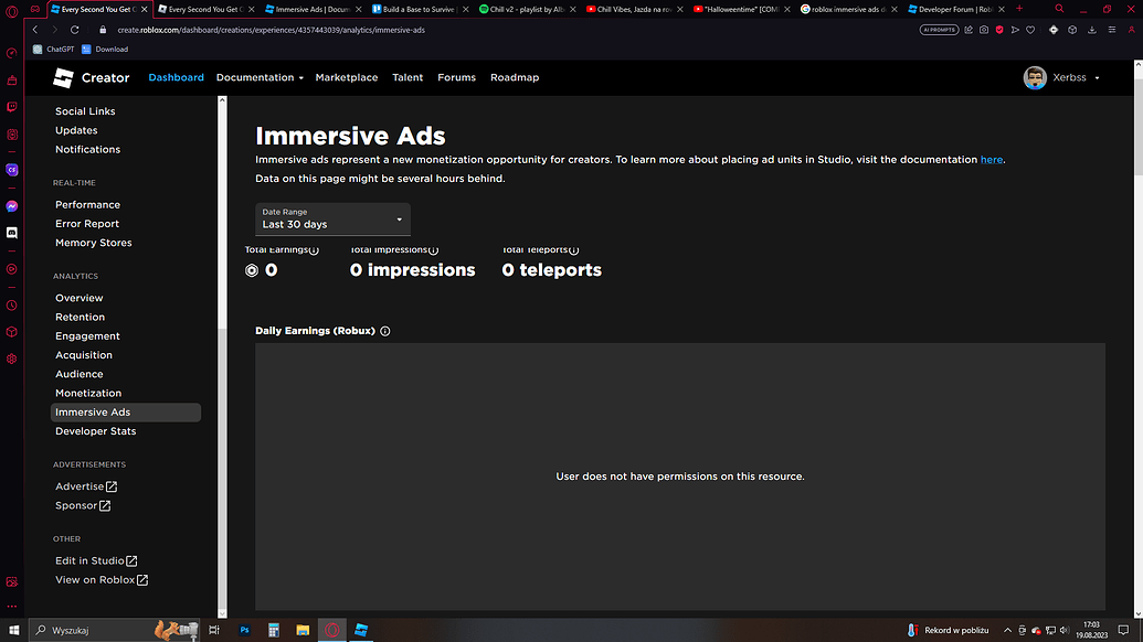 Immersive ads don't work in my game - Platform Usage Support ...