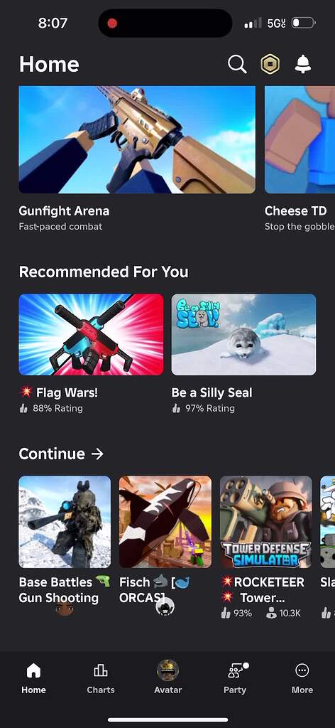 Roblox Mobile App Frozen Roblox Application And Website Bugs