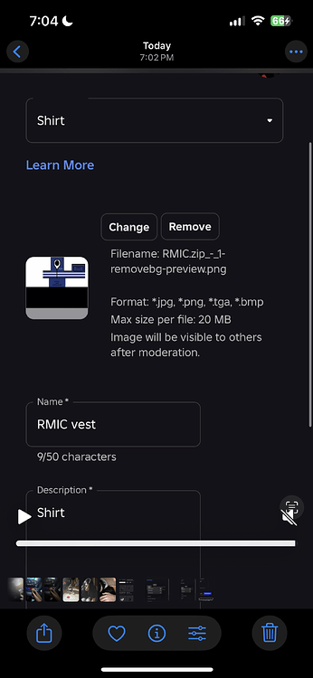 Bugged publish shirt - Platform Usage Support - Developer Forum | Roblox
