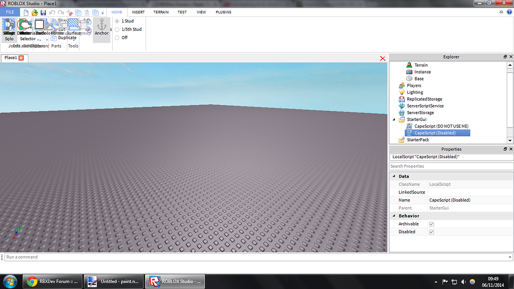 Studio menu glitch - Studio Bugs - Developer Forum | Roblox