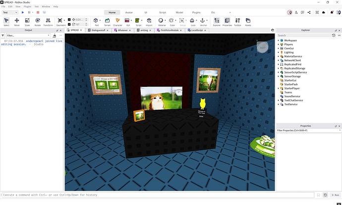 successfully editing one of the non-root places in team create