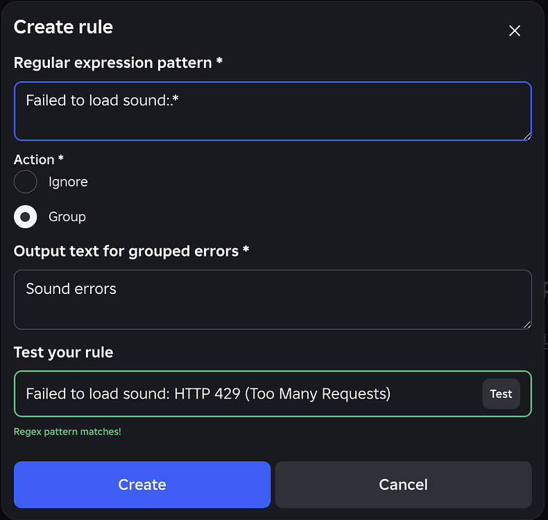 Analytics: Reduce Error Report Noise With Custom Rules and First Seen ...