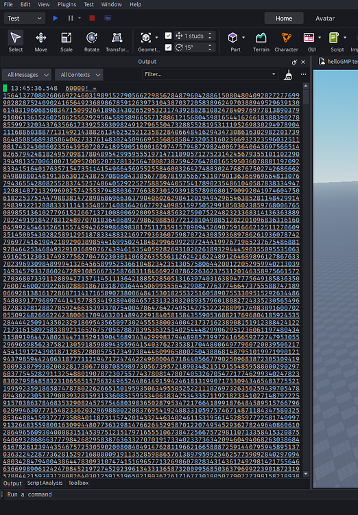 [1.3.1] helloGMP - Pure Luau Arbitrary Precision Math Library FOR ...