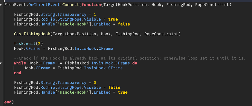 Why is my Hook not returning properly? - Scripting Support - Developer ...