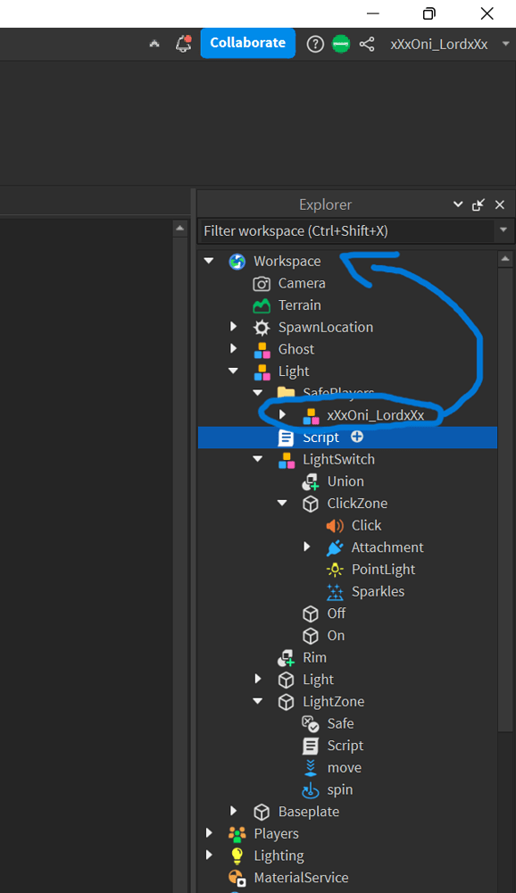Changing the parent of a player - Scripting Support - Developer Forum ...