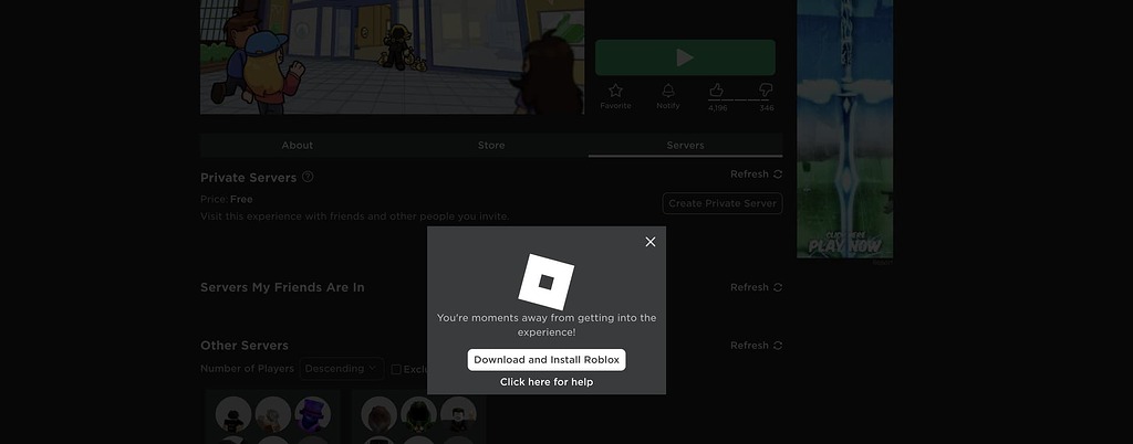 Playing a game on Roblox does not work - Platform Usage Support ...