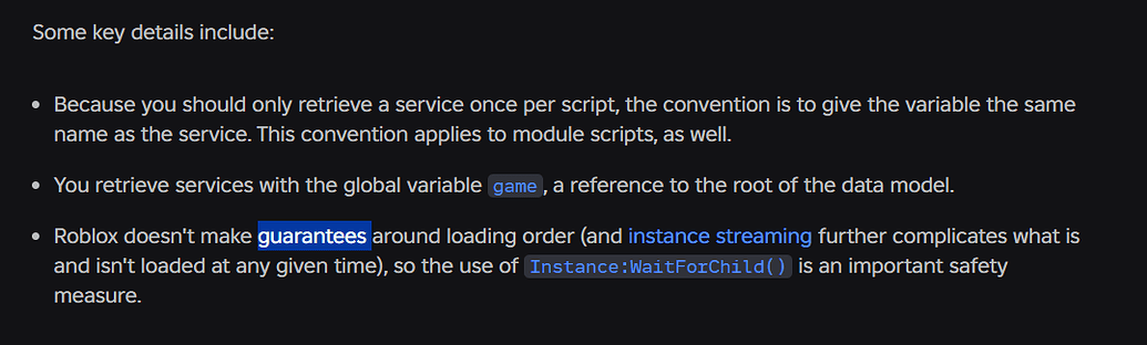 Are all instances loaded before server scripts begin executing ...