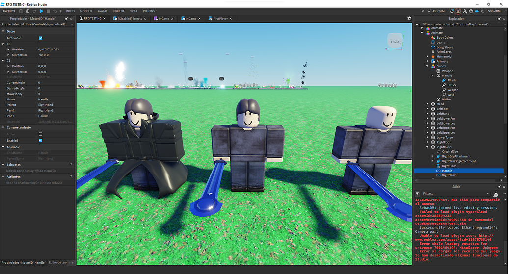 Sword Animation With Motor6D - Scripting Support - Developer Forum | Roblox