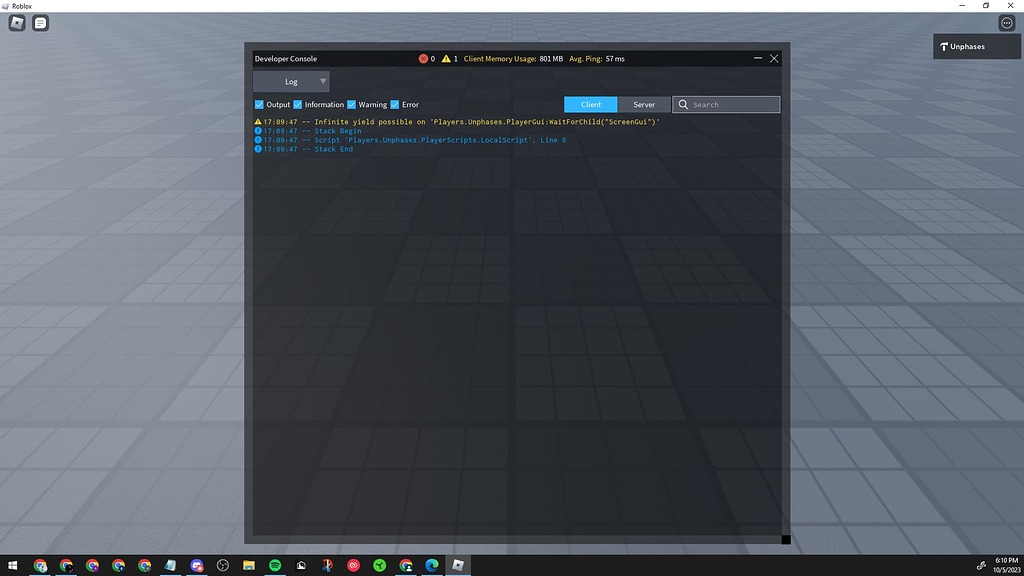 Player not loading into game for a minute - Engine Bugs - Developer ...