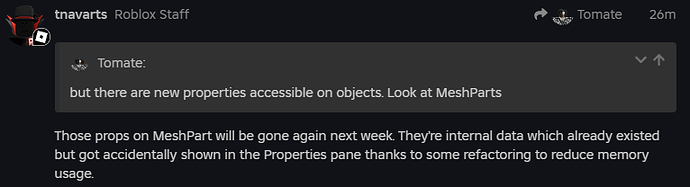 What is this new property? - Platform Usage Support - Developer Forum ...