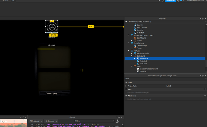 GUI Not staying in the right place - Game Design Support - Developer ...