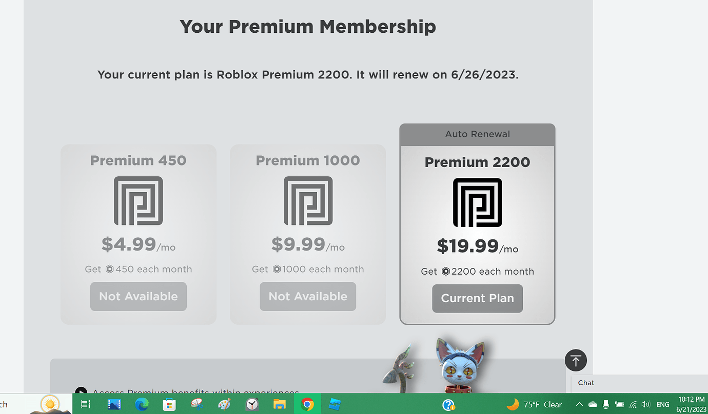 Roblox Premium 2200 Purchase Option Is Not Showing Up Platform Usage 2 1380x808 