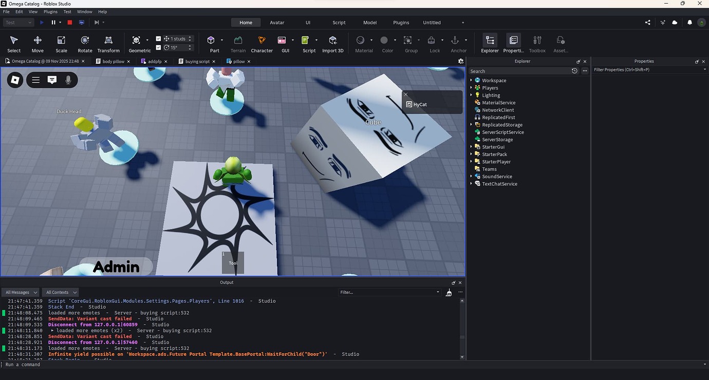 Every playtest disconnects client - Studio Bugs - Developer Forum | Roblox