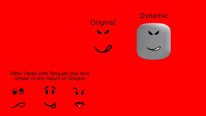 SinisterFaceComparison