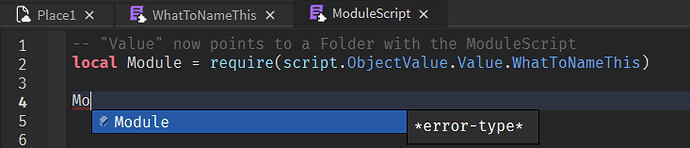 Add ObjectValue.Value require tracer and Player.Character Instance ...