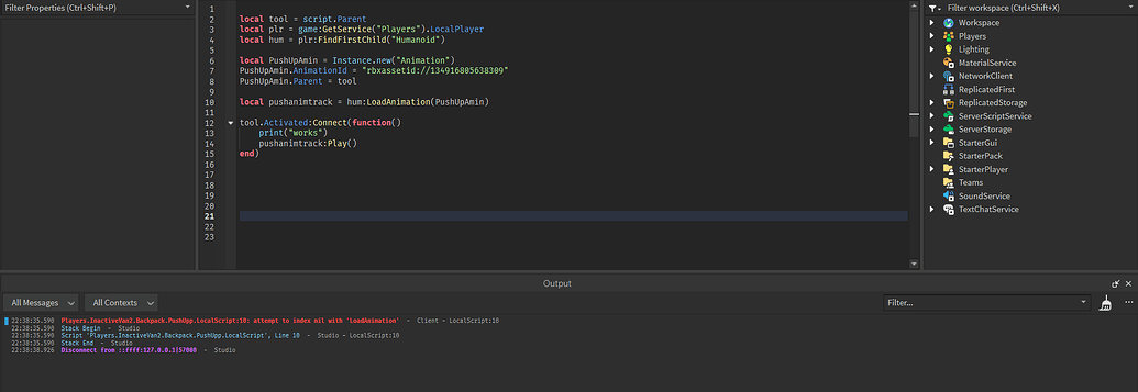 Issue loading animations - Scripting Support - Developer Forum | Roblox