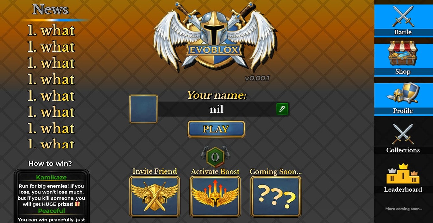 Main Menu GUI of my new game. Need feedbacks! - Creations Feedback ...