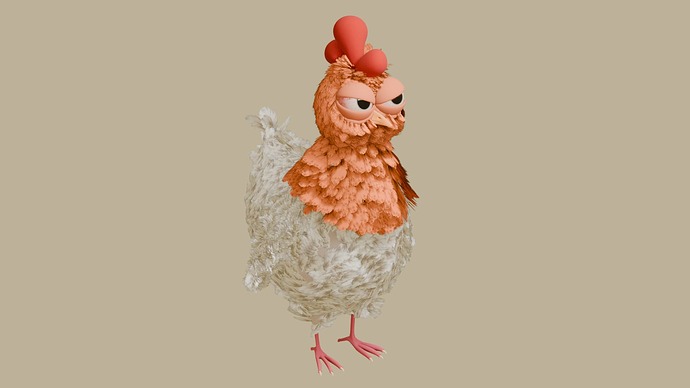 Render Of Chicken