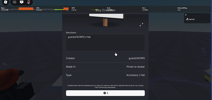 Mini Robux Tokens Avatar Creation Tokens Stuck At one Robux and I cant buy avatar item ...