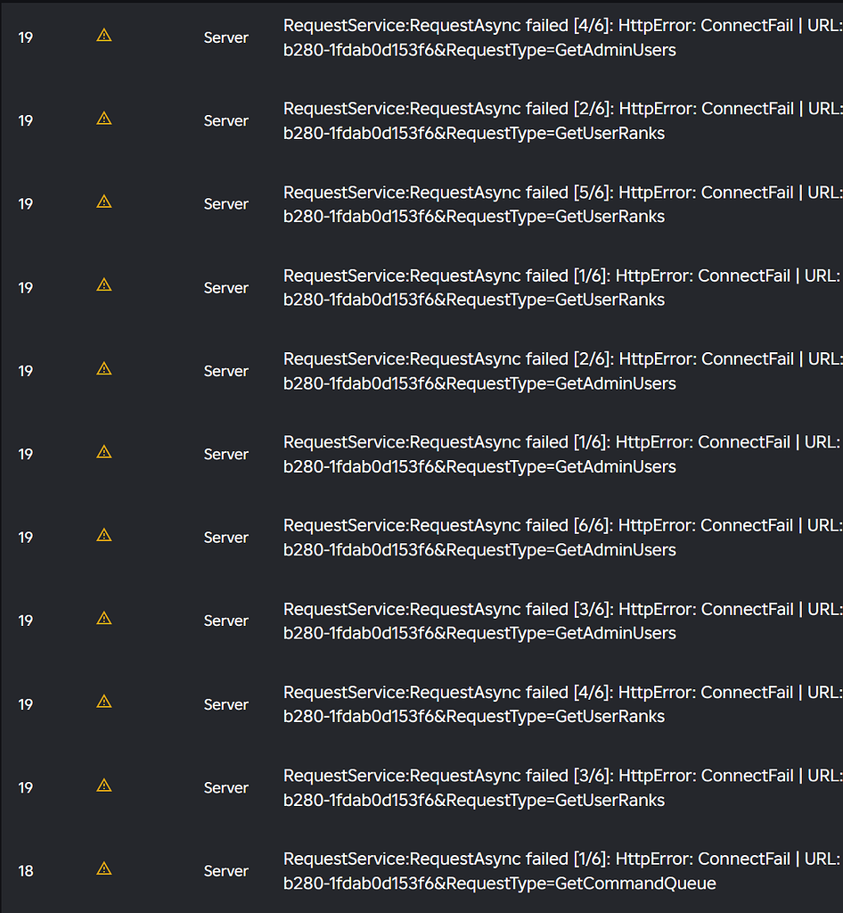 Http Error "ConnectFail" from HttpService:RequestAsync for backend ...