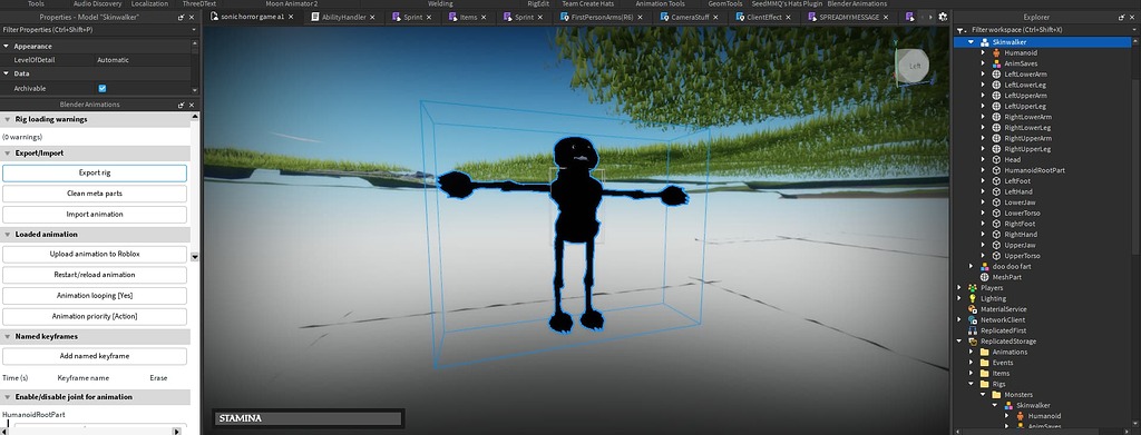 Need help putting a custom rig from roblox into blender and animating ...