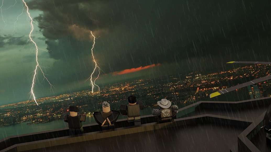 Roblox Rooftop New GFX Me and my friends on the roof - Art Design Support - Developer ...