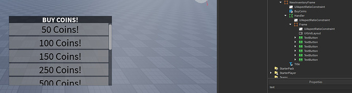 Scrolling Frame Scaling - Platform Usage Support - Developer Forum | Roblox