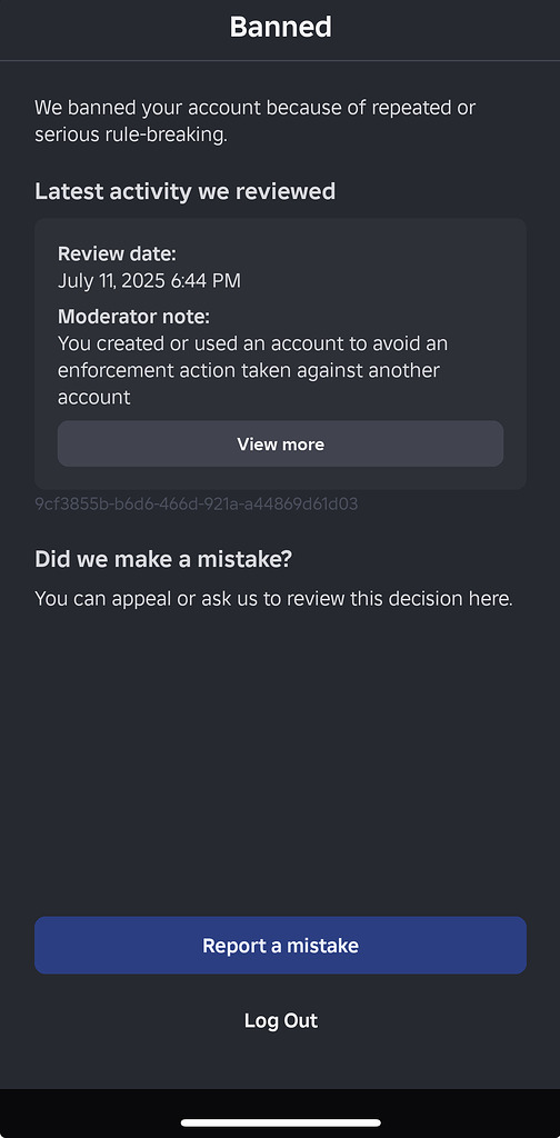 Someone I know was falsely banned - Platform Usage Support - Developer ...