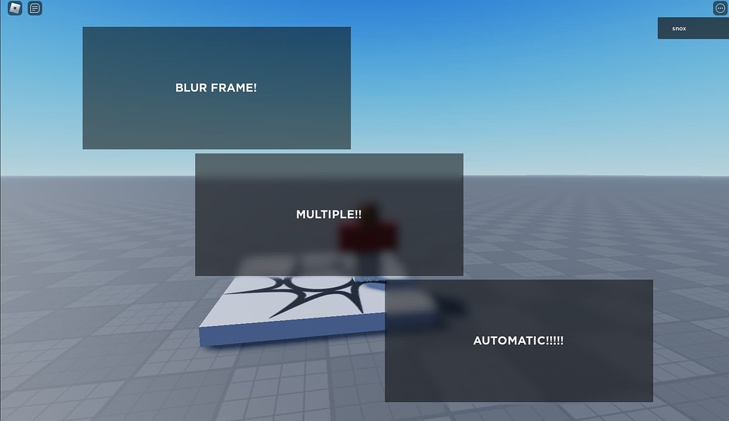 UI Blur [AUTOMATIC] - Community Resources - Developer Forum | Roblox