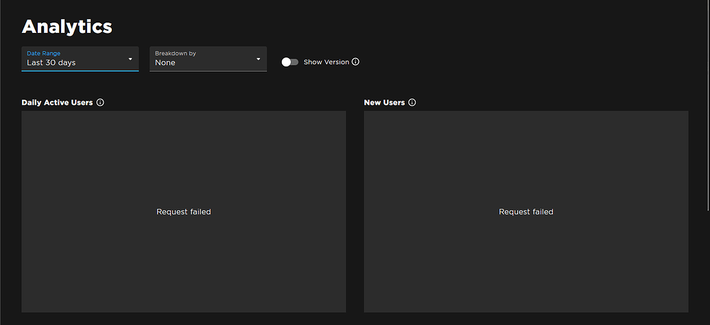 Analytics disabled? - Platform Usage Support - Developer Forum | Roblox