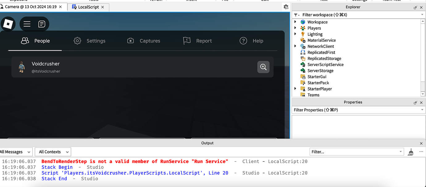 Camera Angle Error - Scripting Support - Developer Forum | Roblox
