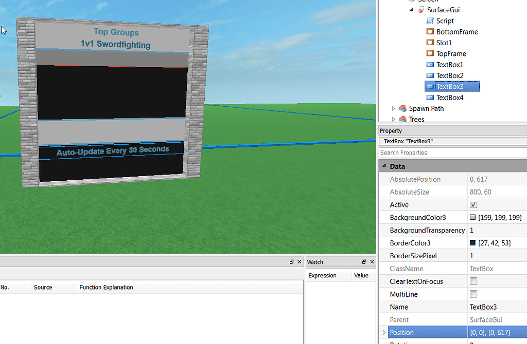 Broken SurfaceGUI - Engine Bugs - Developer Forum | Roblox