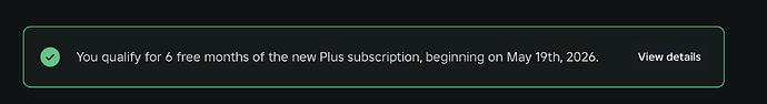 Screenshot #1, day of the announcing publishing requirements.