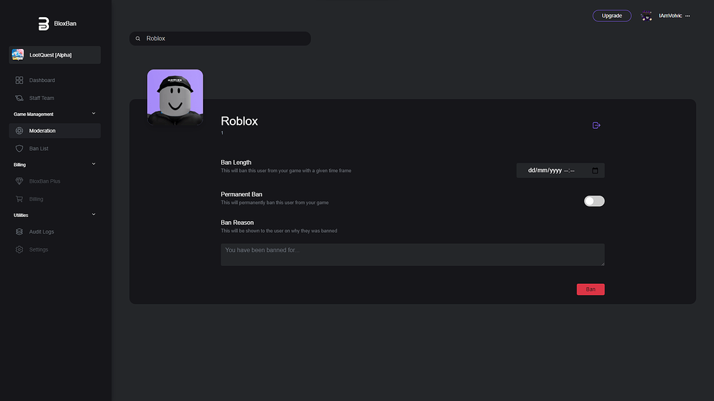[ Web Panel ] [ 800+ Games ] BloxBan ~ Better way to create, track ...
