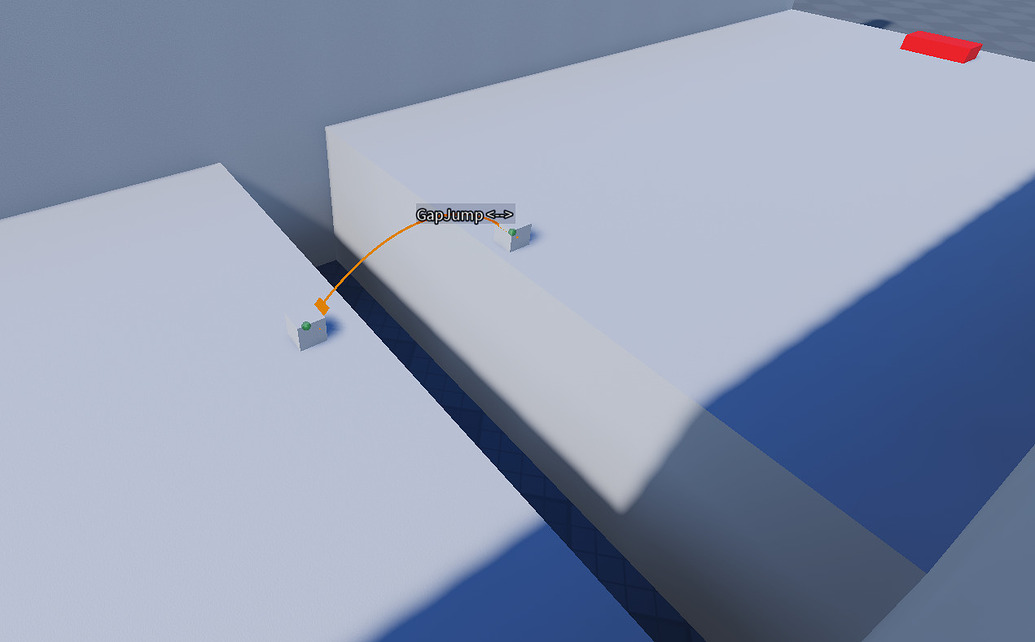 Pathfinding isn't jumping over a gap even with pathfinding links ...