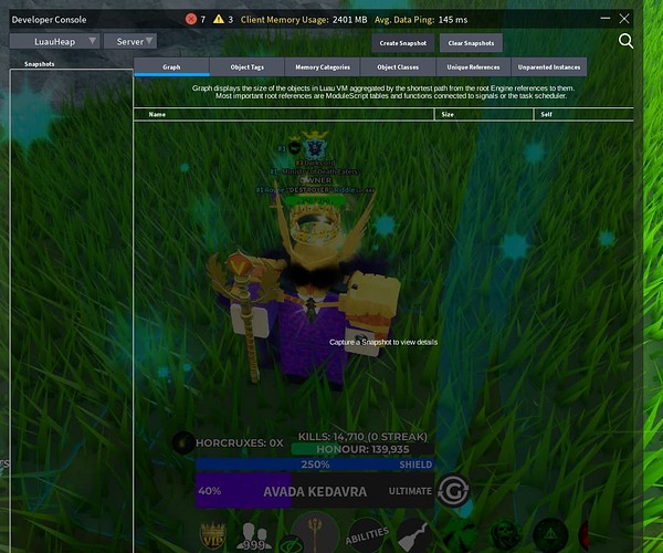 LuaHeap on server doesn't let you create snapshots and stalls the ...