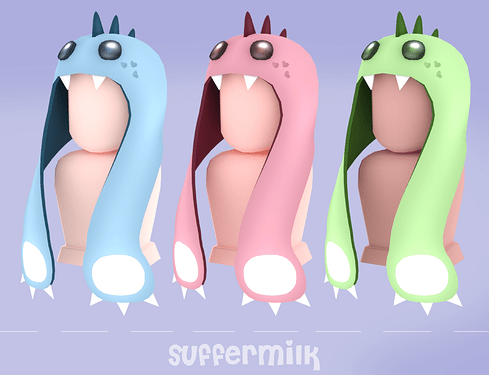 Lovely Dino Hood