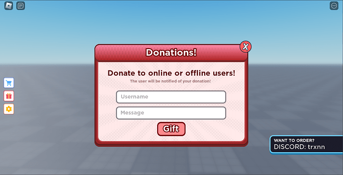 Donation UI