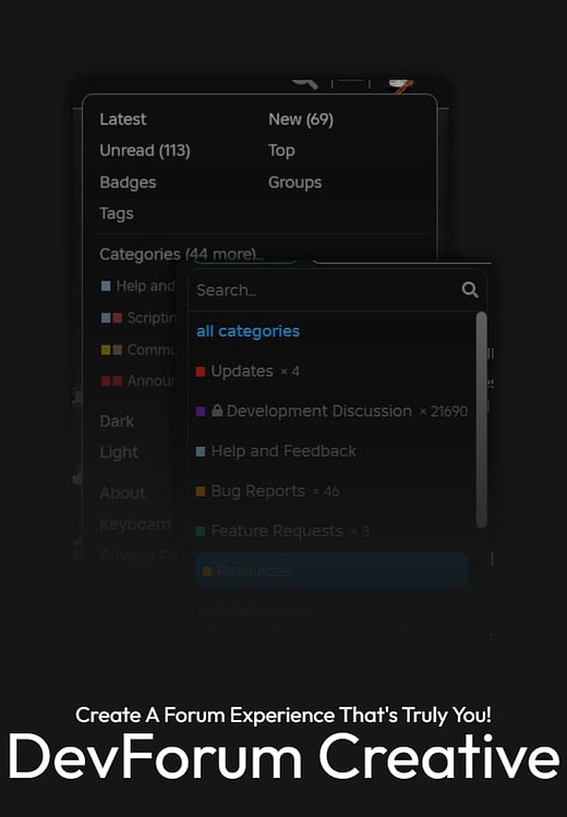 DevForum Creative - A Fully Customizable Forum Experience! - Community ...