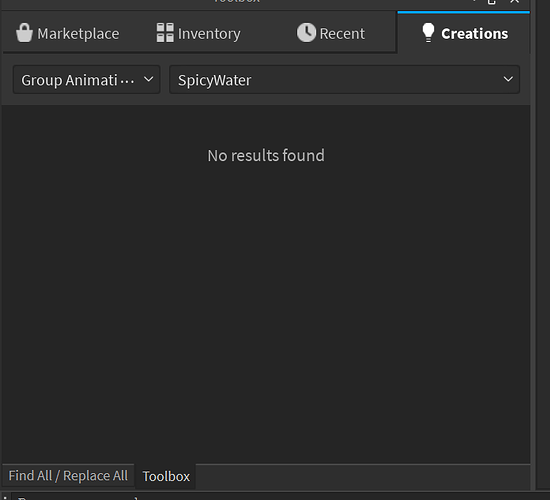 Group Animations not showing in toolbox - Studio Bugs - Developer Forum ...