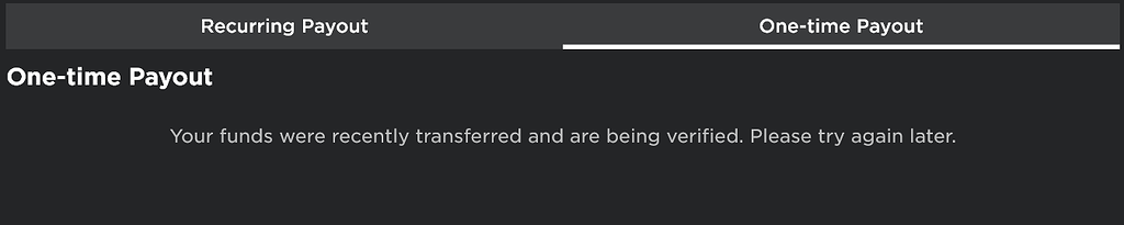 Group not letting me do payouts - Platform Usage Support - Developer ...