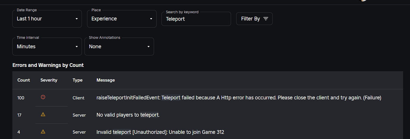 Players getting stuck infinitely mid teleport - Cloud Services Bugs ...